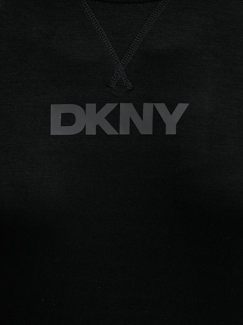 Dkny bluza damska kolor czarny z nadrukiem DP5T9976