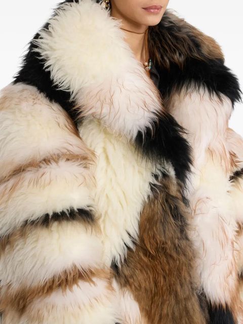 ETRO patchwork coat - Neutrals