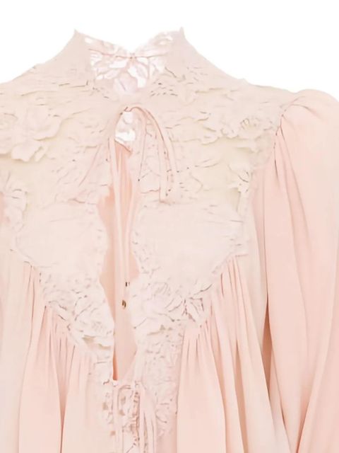 Chloé lace-detail blouse - Pink - zdjęcie produktu nr 2