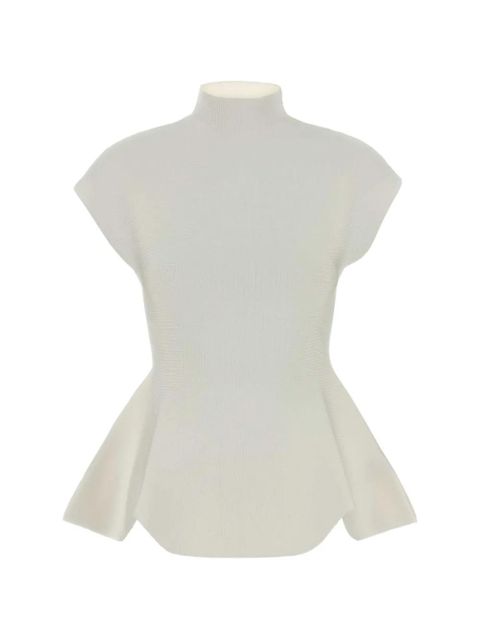 KHAITE Andra knitted top - Neutrals - zdjęcie produktu nr 1