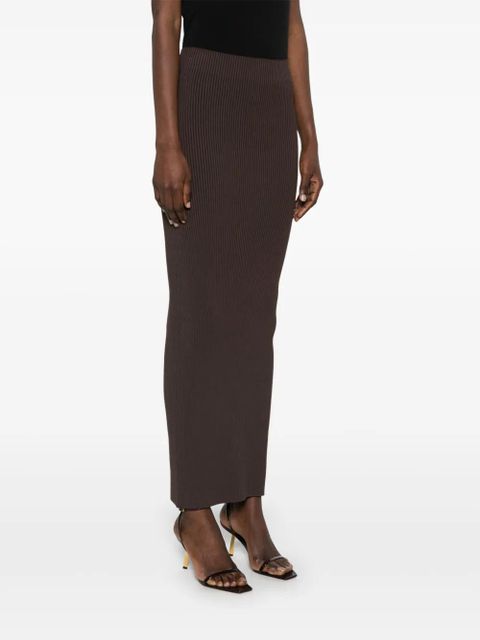 Max Mara Aprile knitted skirt - Brown