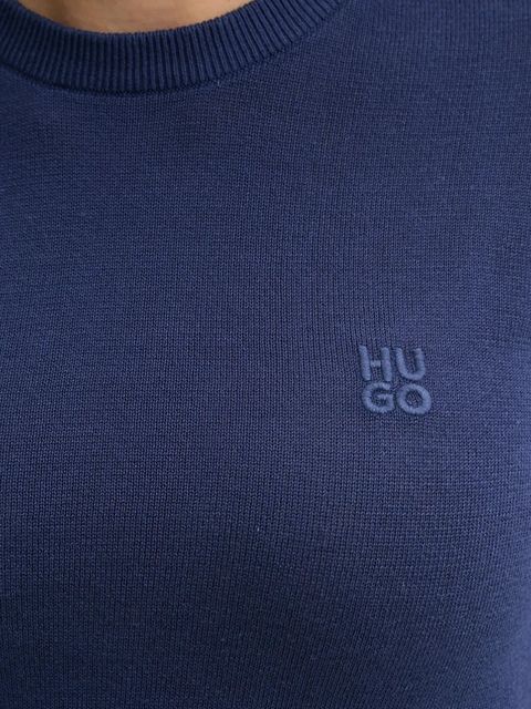 HUGO sweter bawełniany Scallia