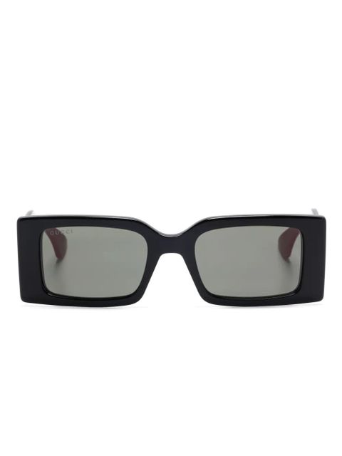 Gucci Eyewear rectangular-frame sunglasses - Black - zdjęcie produktu nr 1