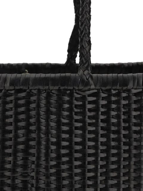 DRAGON DIFFUSION woven big tote bag - Black