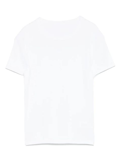 Maje logo-embroidered T-shirt - White - zdjęcie produktu nr 1