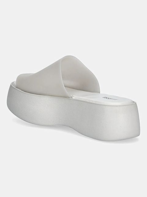 Melissa klapki MELISSA BECKY AD damskie kolor szary na platformie M 32818