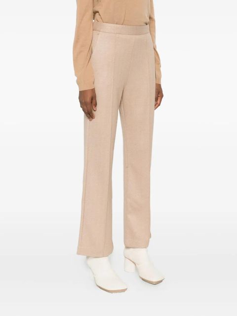 Max Mara herringbone cropped trousers - Neutrals