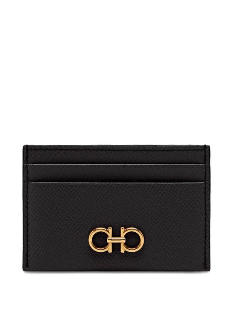 Ferragamo logo-plaque card holder - Black - zdjęcie produktu nr 1