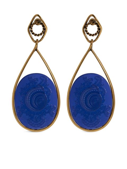 ETRO cameo-shell earrings - Gold - zdjęcie produktu nr 1