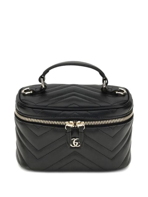 Gucci mini GG Marmont vanity bag - Black - zdjęcie produktu nr 1