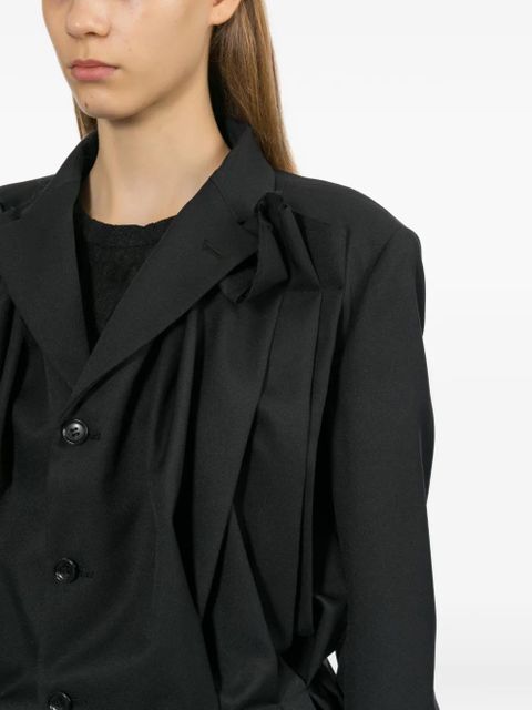 Comme Des Garçons pleated jacket - Black
