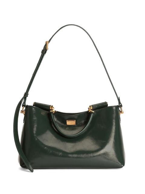 Dolce & Gabbana medium Vittoria calfskin handbag - Green - zdjęcie produktu nr 1