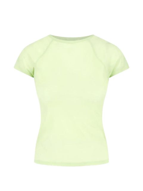 Paloma Wool embroidered-logo raglan-sleeve T-shirt - Green - zdjęcie produktu nr 1