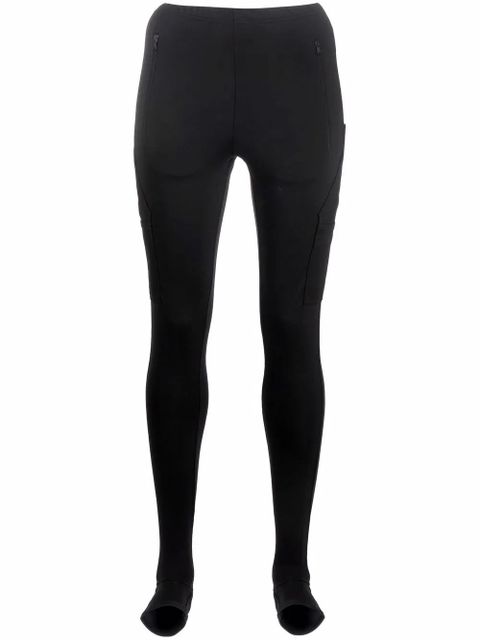 WARDROBE.NYC multi-pocket slip-on leggings - Black - zdjęcie produktu nr 1