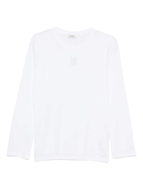 SANDRO cotton long sleeve T-shirt - White - zdjęcie produktu nr 1
