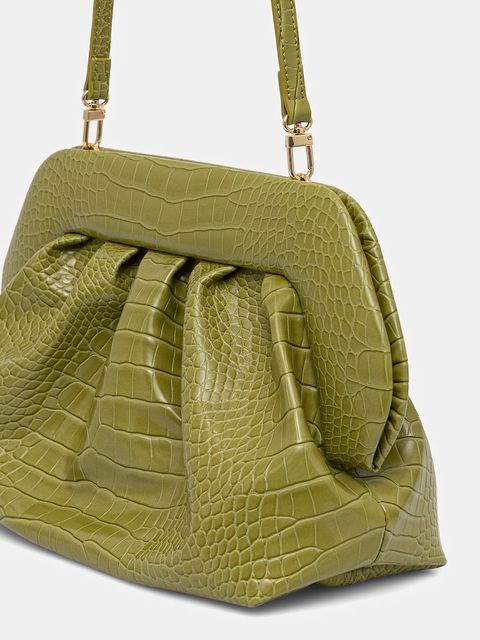 Themoire torebka kolor zielony TMFW25BR56