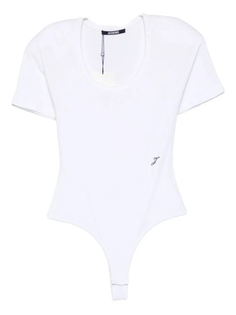 Jacquemus short sleeve body - White - zdjęcie produktu nr 1