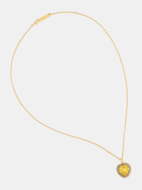 AMBUSH naszyjnik srebrny Heart Class Ring Charm Necklace 12114803 - zdjęcie produktu nr 1