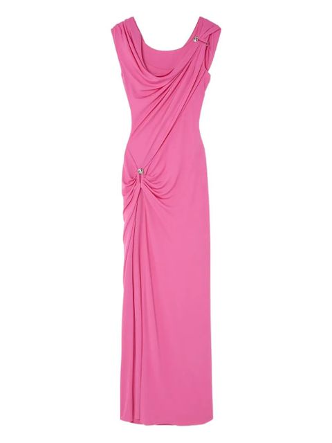 Versace Safety Pin gathered gown - Pink - zdjęcie produktu nr 1