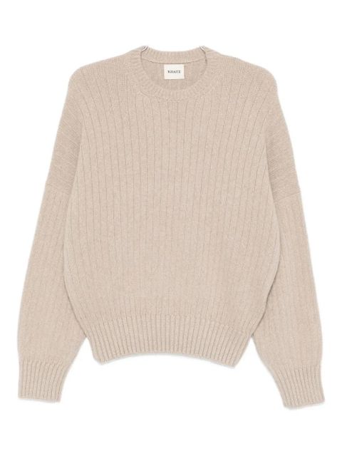 KHAITE ribbed sweater - Neutrals - zdjęcie produktu nr 1