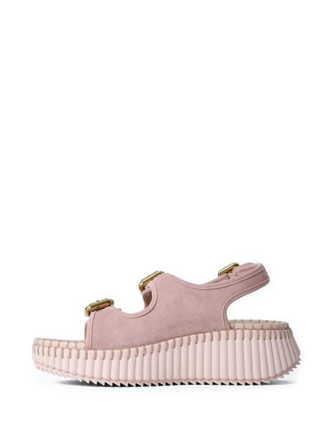 Chloé buckle-strap sandals - Pink