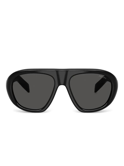 Prada Eyewear wrap-frame tinted sunglasses - Black - zdjęcie produktu nr 1