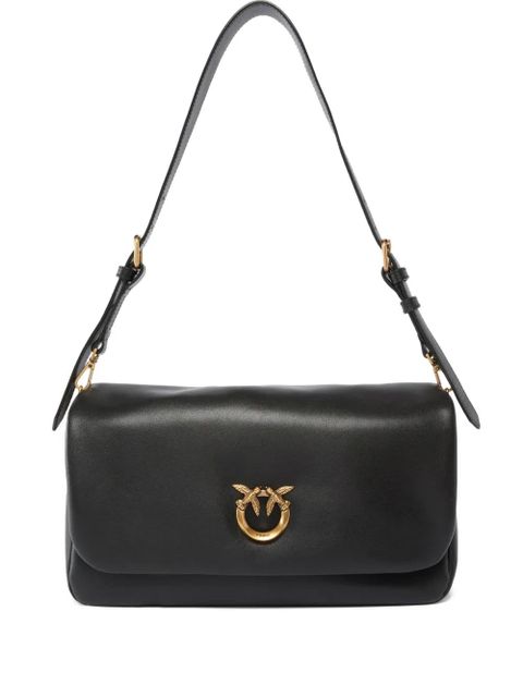 PINKO logo hardware shoulder bag - Black - zdjęcie produktu nr 1