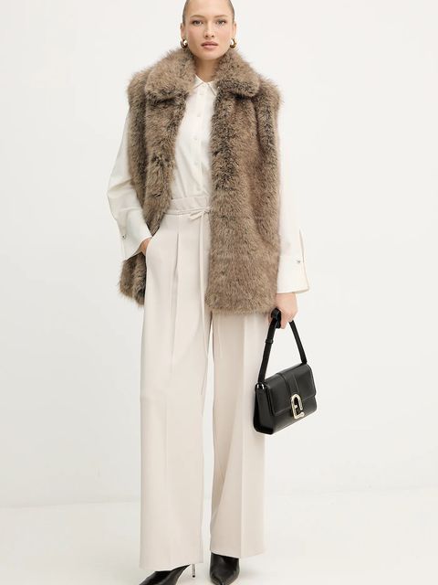 Liu Jo bezrękawnik kolor zielony przejściowy MF5495 E1095 - zdjęcie produktu nr 2