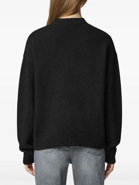 Versace Medusa-plaque V-neck cardigan - Black - zdjęcie produktu nr 2