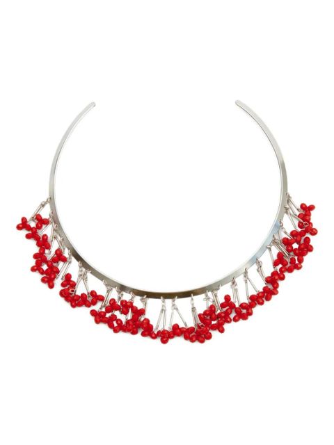ISABEL MARANT Nora beaded choker - Silver - zdjęcie produktu nr 1