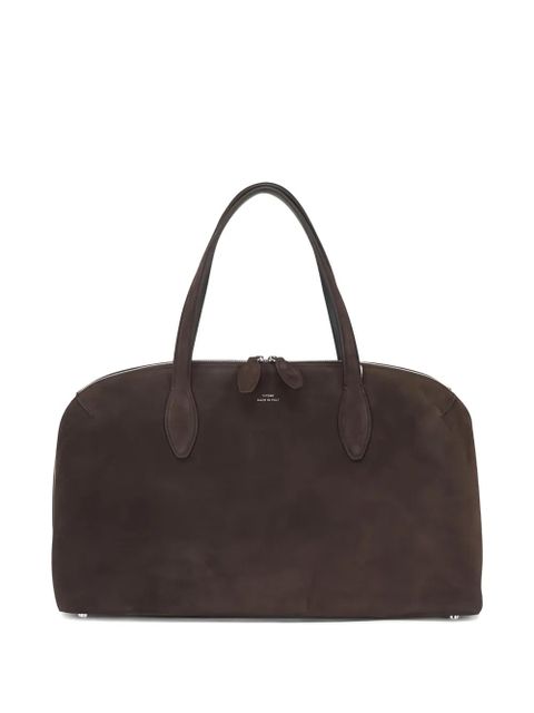 TOTEME medium Day suede tote bag - Brown - zdjęcie produktu nr 1