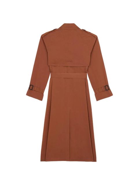 Saint Laurent belted double-breasted trench - Brown - zdjęcie produktu nr 2