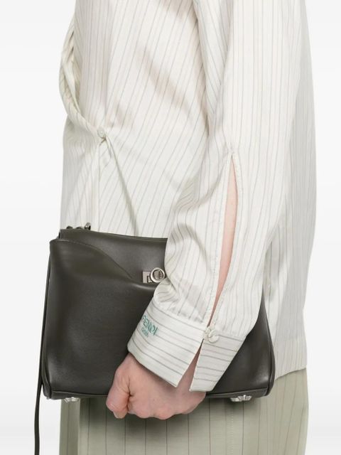 FENDI pinstripe wrap-tie blouse - White - zdjęcie produktu nr 2