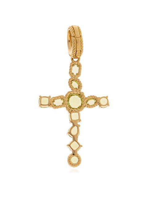 Dolce & Gabbana cross textured detailing necklace - Gold - zdjęcie produktu nr 2