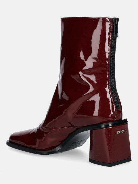 Kenzo botki skórzane Kimi Ankle Boots