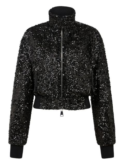 16Arlington Cosima sequin embellished bomber jacket - Black - zdjęcie produktu nr 1