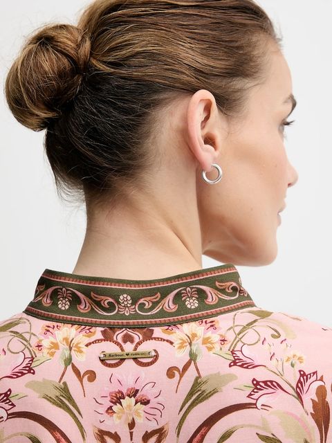 Barbour sukienka x Farm Rio kolor multicolor maxi rozkloszowana LDR0960