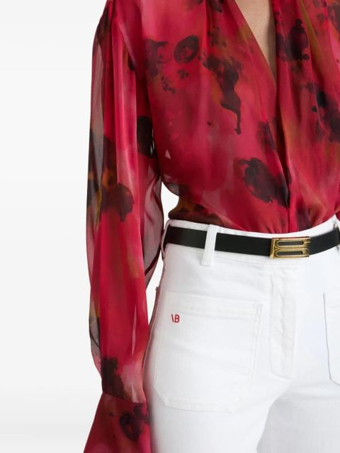 Victoria Beckham floral-print blouse - Pink