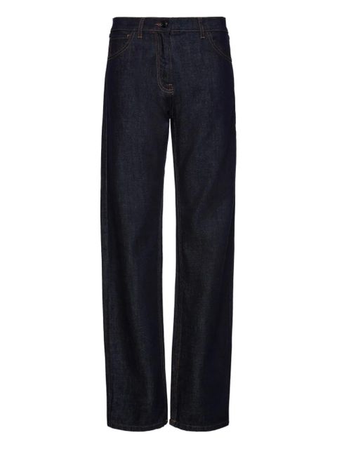 Magda Butrym logo-patch jeans - Blue - zdjęcie produktu nr 1