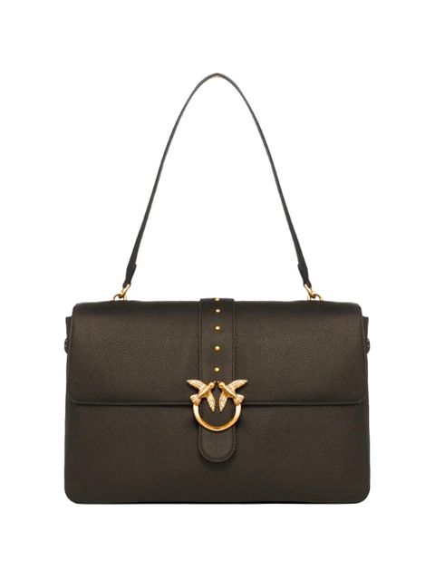 PINKO Extra Love Bag Slouchy leather shoulder bag - Brown - zdjęcie produktu nr 1