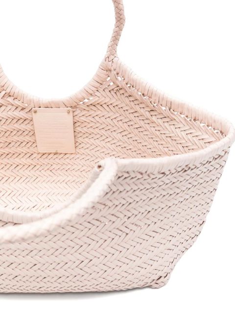 DRAGON DIFFUSION Nantucket big woven basket tote bag - Neutrals