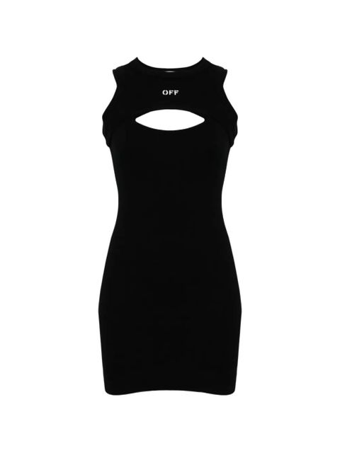 Off-White cutout dress - Black - zdjęcie produktu nr 1