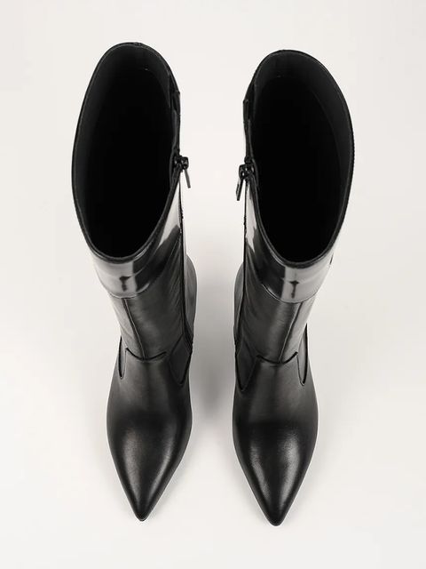 Karl Lagerfeld kozaki SIENNA damskie kolor czarny na szpilce KL32775