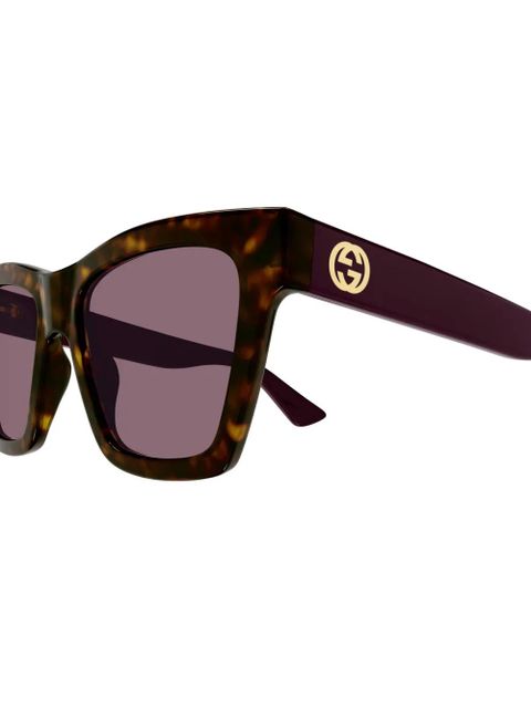Gucci Eyewear square-frame sunglasses - Brown