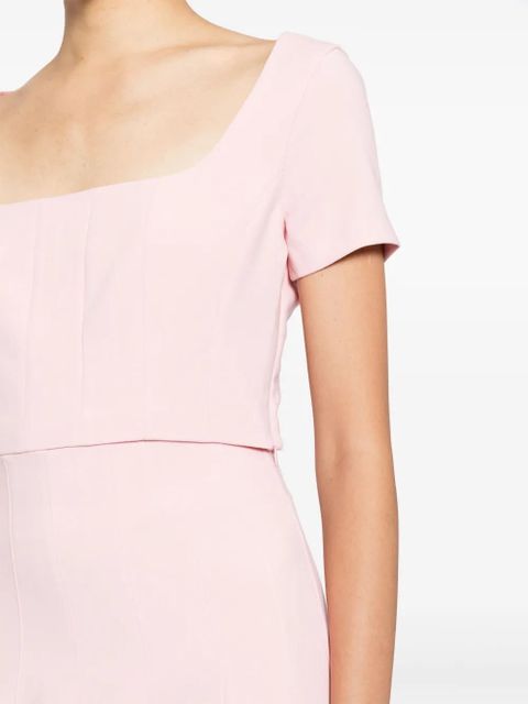 STAUD Anya square-neck crop blouse - Pink