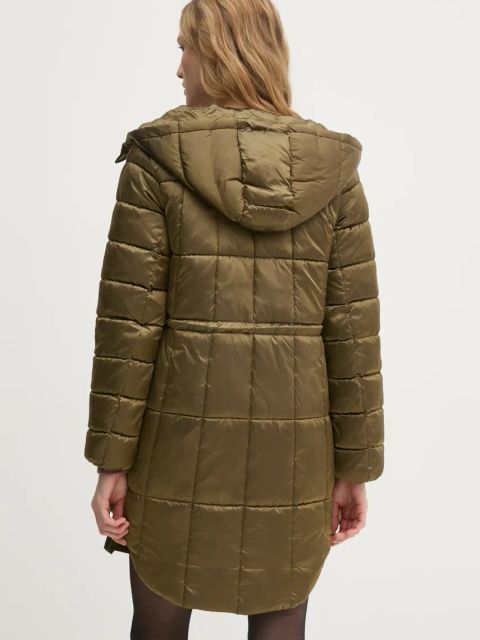 Sisley kurtka damska kolor zielony zimowa 2E3XLN052