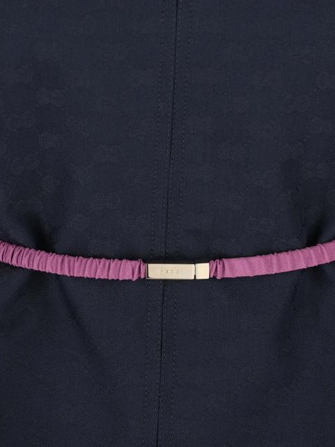 Gucci GG-patterned jacket - Blue