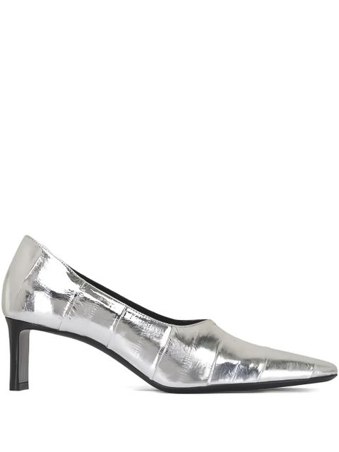 KHAITE textured pumps - Silver - zdjęcie produktu nr 1