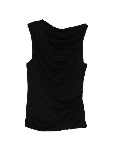 ENTIRE STUDIOS sleeveless draped top - Black - zdjęcie produktu nr 1
