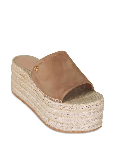 Gianvito Rossi platform heeled espadrilles - Brown - zdjęcie produktu nr 2